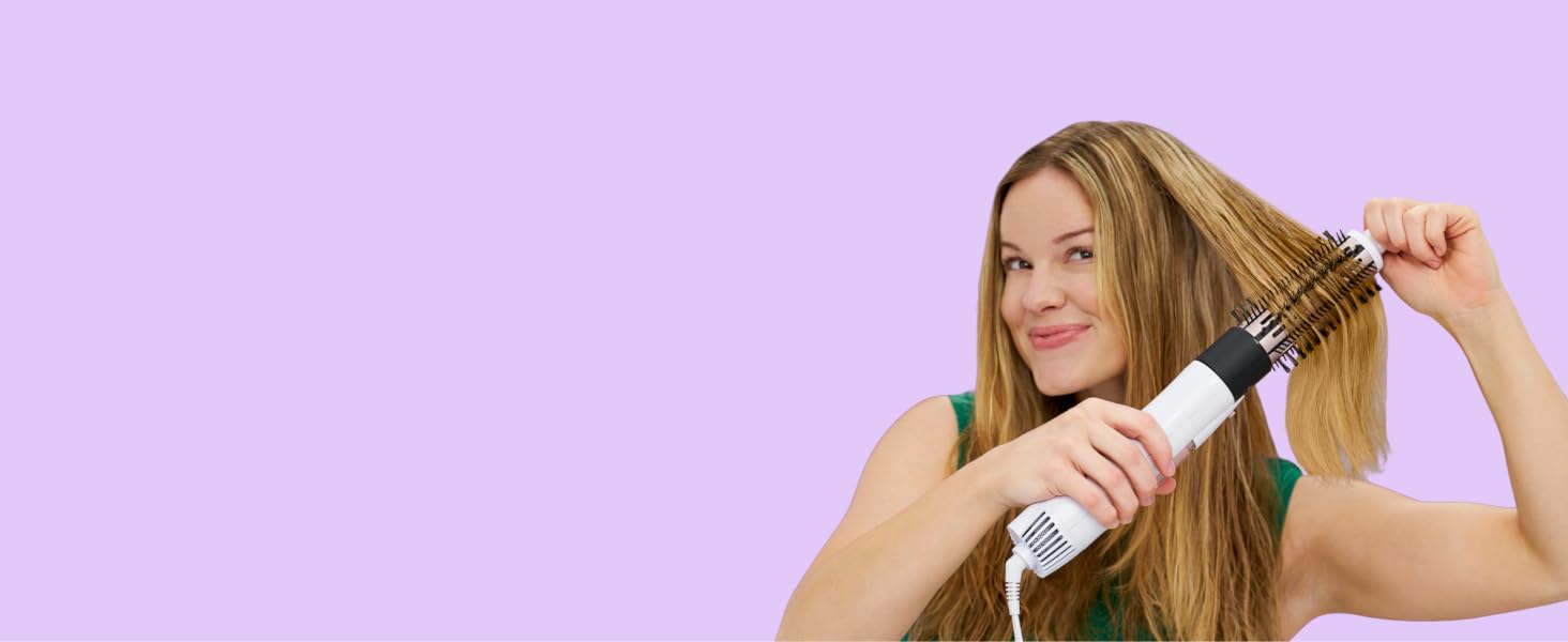 Woman using air brush