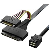 OIKWAN HD Mini-SAS(SFF-8643) to U.2 (SFF-8639) NVMe SSD Cable 2.6feet…