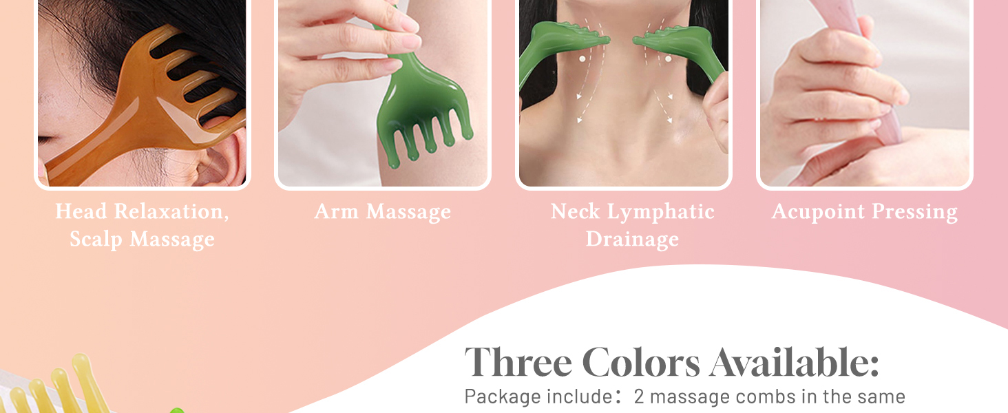 scalp massage tool scalp massager hair growth japanese head spa tools gua sha comb