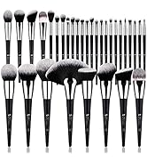 DUcare Professional Makeup Brush Set 32Pcs Makeup Brushes Premium Synthetic Kabuki Foundation Ble...