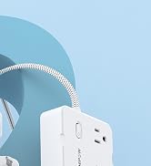 DEPOW 2 Prong Power Strip, 2 to 3 Prong Outlet Adapter with 5 AC & 4 USB Ports (2 USB C), 5FT Bra...