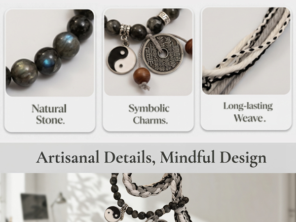 Traditional Taoist Bracelet with sacred symbolic meaning.