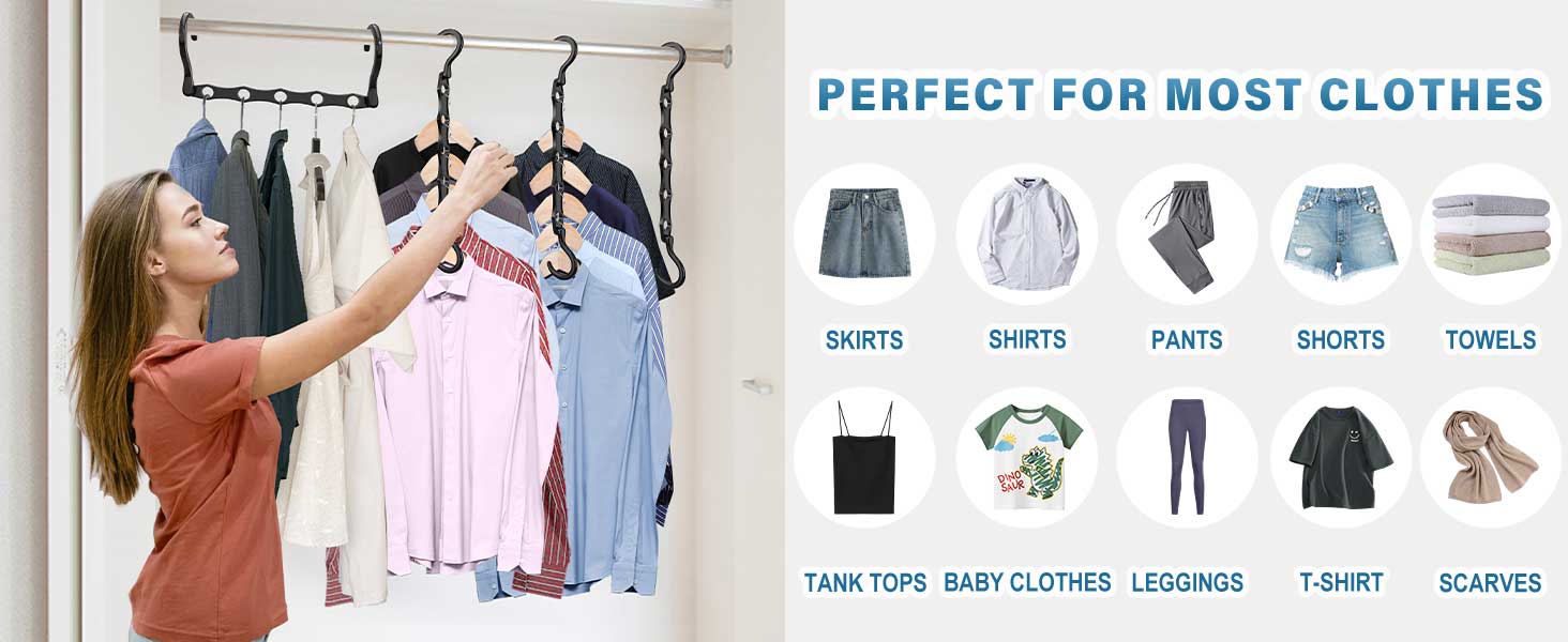 hangers space saving magic hangers dorm room essentials closet organizer