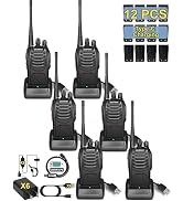 BAOFENG Radio BF-888S Walkie Talkies Long Range for Adults with 12PCS Type-C Charging Batteries, ...