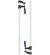 FASTORS Bar Clamps for Woodworking 24 Inch,2-Pack Wood Clamps Adjustable and Release Quickly,Thro...