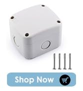 GREENCYCLE Outdoor IP66 Waterproof Junction Box, ABS Dustproof Universal Electrical Project Enclo...