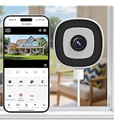 Window Camera, 5/2.4Ghz WiFi Cameras for Home Security, Human Detection, 24/7 Recording, Two-Way ...