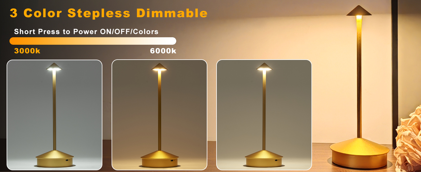 rechargeable table lamp