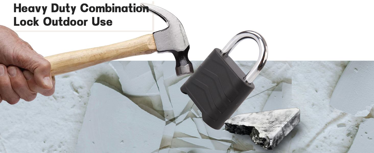 outdoor gate locks for fences puroma combination lock candado de combinacion dial lock