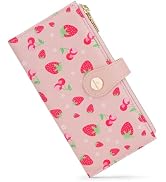 Sunpour Women’s Wallet,Thin RFID Blocking Leather Wallet for Women Credit Card Holder Travel Wall...
