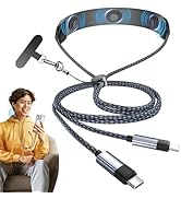 YaCeSyn Portable Neck Massager, 4.7 FT 100W USB C to USB C Fast Charging Cable, Mobile Phone Lany...