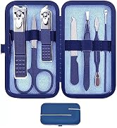 Manicure Set Men Women Nail Clipper Set Nail Clippers Kit Personal Care Tools with Portable Case ...