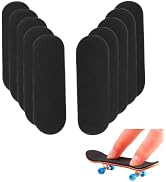 ACFELLE 10Pcs Pre-Cut Fingerboard Grip Tape, Pro Foam Grip Tape for Mini Finger Skateboards Woode...