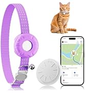 Cat Tracker, GPS Tracker, Compatible with Apple Find My App(Only iOS), Real-Time Location Pet Tra...