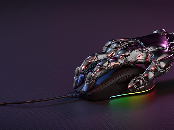 ergonomic wired mouse