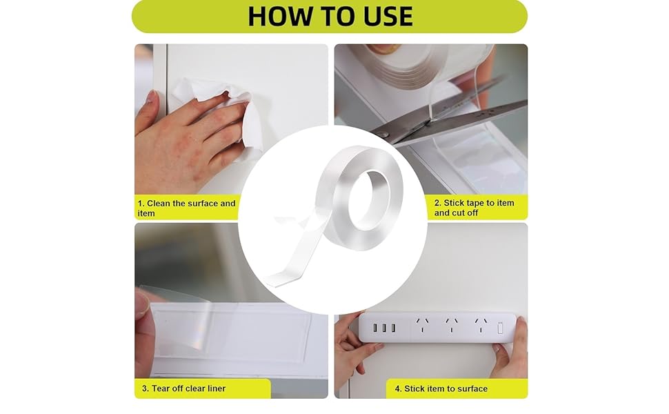 T008 Double Sided Tape - Instructions to Use