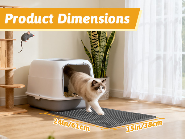 cat mat for litter box