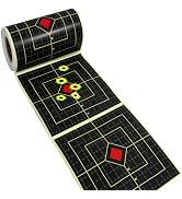6 Inch 100 Pack Splatter Targets, Reactive Targets Protable Paper Shooting Target Splatter for Sh...