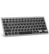 OMOTON Bluetooth Keyboard Compatible with iPad A16 11th 10th Generation, iPad 10.2 (9th/8th/7th),...