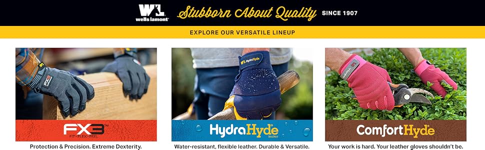 comfort hyde gloves, hydra gloves, dexterity gloves, comfortable work gloves
