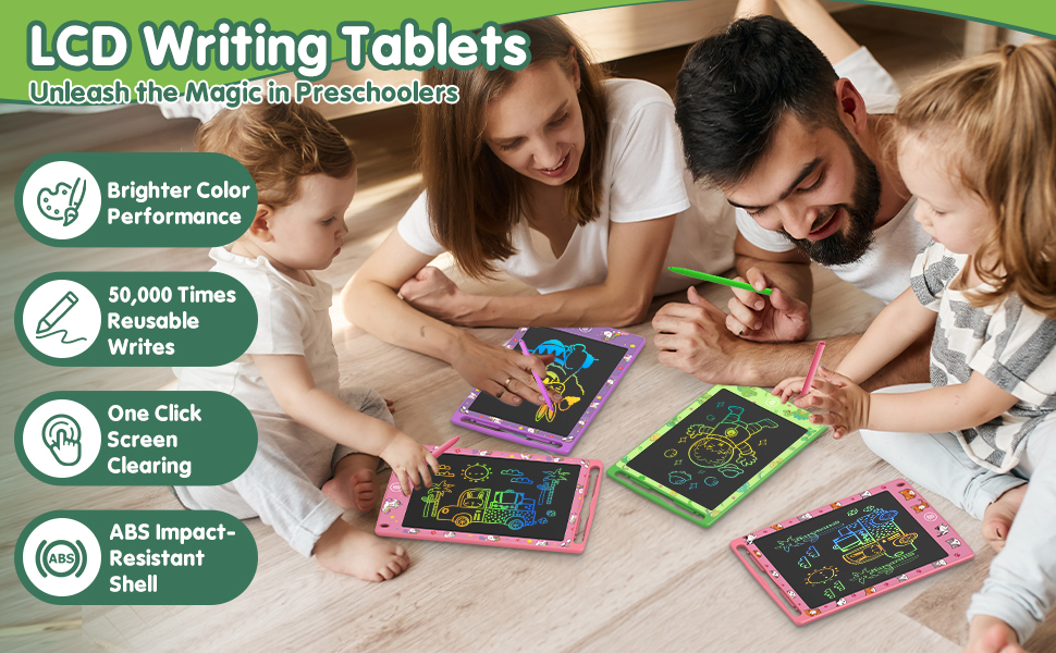 Lcd writing tablet for kids