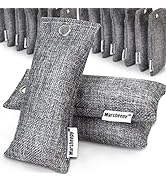 Marsheepy 24 Pack Activated Bamboo Charcoal Shoe Deodorizer Bags, Activated Charcoal Odor Absorbe...
