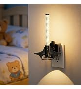 JandCase Night Lights Plug Into Wall: Plug in Night Light, 3000K Warm White, Dusk to Dawn Sensor,...