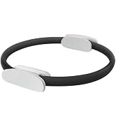 Quorvella Pilates Ring 15 Inch Magic Circle Ring, Dual Padded Handles Pilates Rings Circle, Adjus...