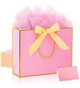 Addblu 6 Pack Large Gift Bags with Handles & Tissue Papers, 12.6×10×4 Inches Thank You Gift Bags ...