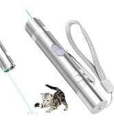 Waputne Cat Toy, Green Light, Rechargeable, 3 Light Modes, 5 Fun Patterns | Interactive Chase Toy...