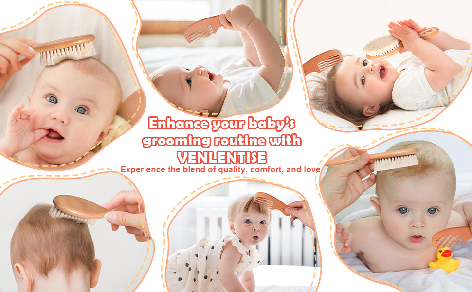 Baby Hair Brush Set