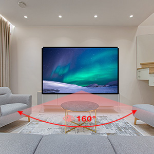 120 inch 160° WIDE ANGLE