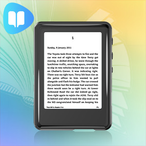 E-book built-in mp3 player
