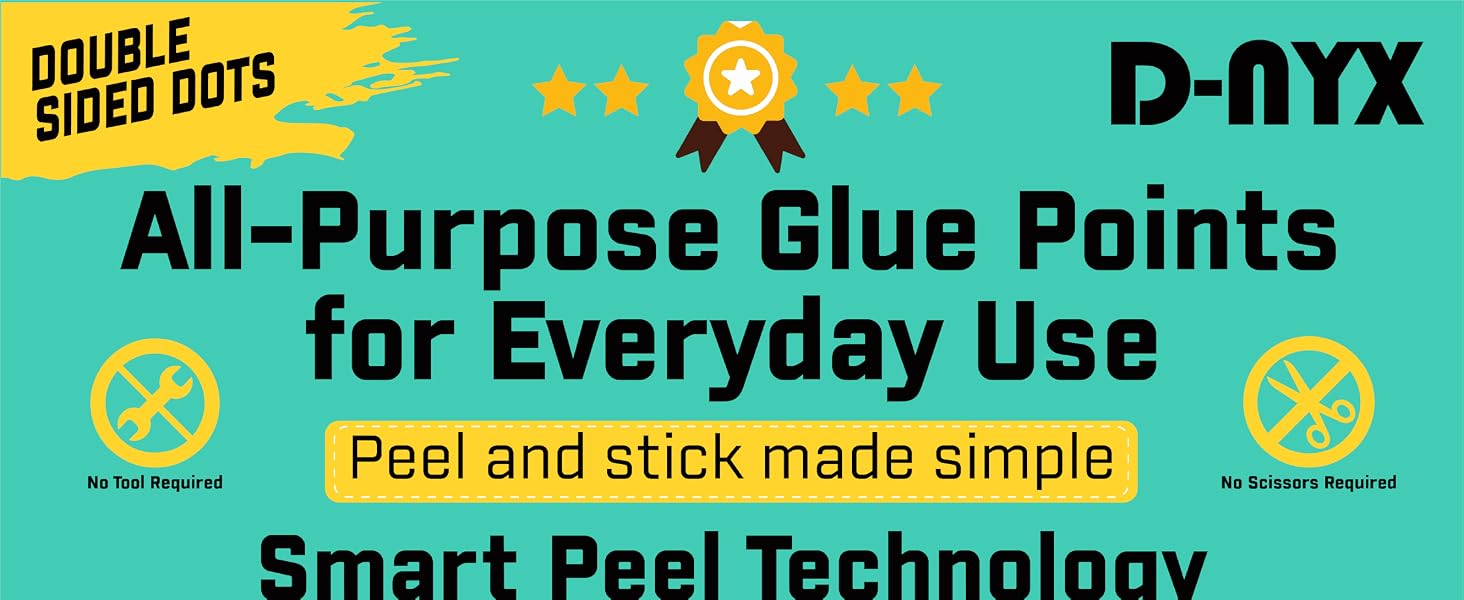 double sided tape thumb tacks glue dots star stickers scrapbooking supplies sticky tack