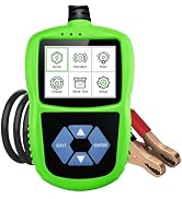 Car Battery Tester 12V Automotive, 100-2000 CCA Alternator Tester for 24V Vehicles, Battery Check...