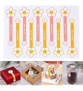 Beyonday 200pcs Handmade Lollipop Baking Stickers for Cake Box/Tins/Jars/Coffee Cups/Bottles, Lon...