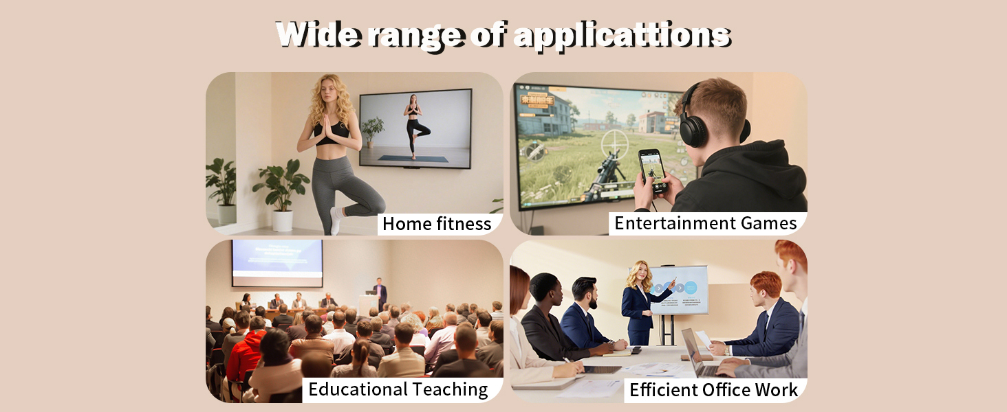 Teacher wireless screen mirroring education, share digital content to classroom projector