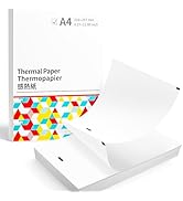 Thermal Printer Paper M832-A4 for M832 M08F Portable Printer - Multipurpose Thermal Paper 200 she...