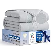 Bedsure CoolOxy Cooling Comforter King Size - 4X Breathable & Q-Max>0.45 Summer Comforter, Coolin...