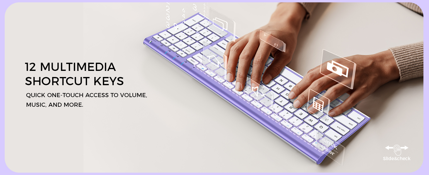 12 multimedia keys