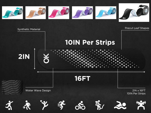 kt tape precut strips
