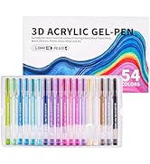 MengRan Gel Pens, 1mm Medium Tip, Assorted Multicolor Ink, Ideal for Journaling & Coloring, Gift ...