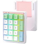 BOYI Yumi17 Aluminum Numeric Keypad,Quick Release Number Pad,Bluetooth 5.0/2.4G/Type-C Wired 17 K...
