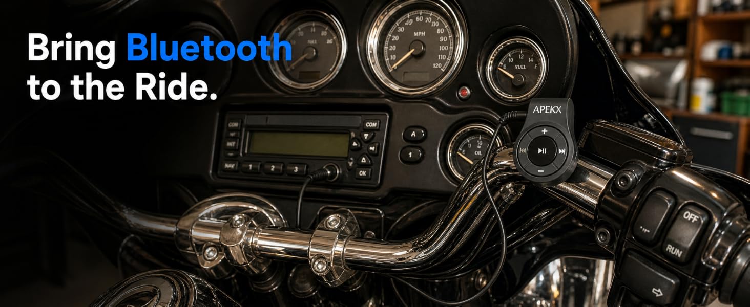 APEKX wireless Bluetooth receiver adapter