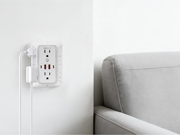 wall outlet surge protector with usb ports plug extension outlet multiple outlet wall plug