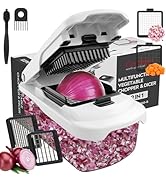 Cambom Vegetable Chopper Onion Chopper With Container, Multifunctional Food Chopper Vegetable Cut...