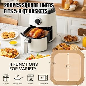 air fryer paper liners