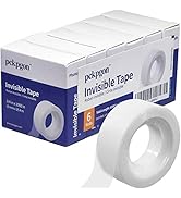 Transparent Tape Invisible Tape Clear Tape for Office Home School Use, 3/4 x 1000 Inches, Pack of...