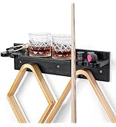 XCSOURCE Pool Cue Holder Wall Mount, Cue Stick Claw Rack Holds 4 Billiards Cues, Pool Stick Holde...