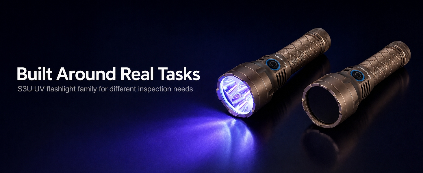 RECHARGEABLE UV FLASHLIGHT